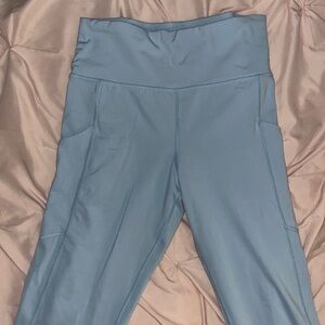 AE Blue High-Waisted Leggings w/ Pockets